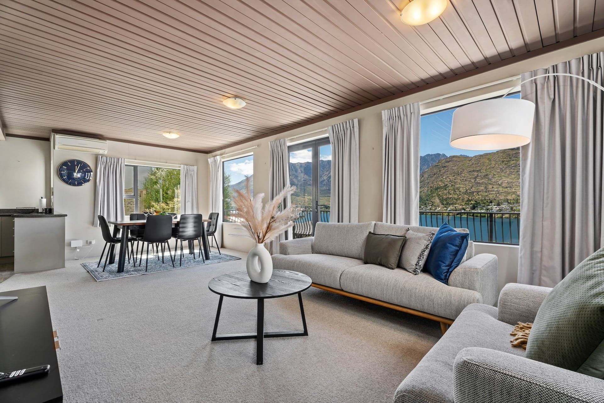 Living room with views